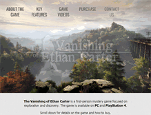 Tablet Screenshot of ethancartergame.com